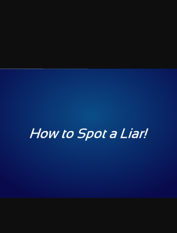 Video: street life hack–the liars motto&nbsp;revealed!