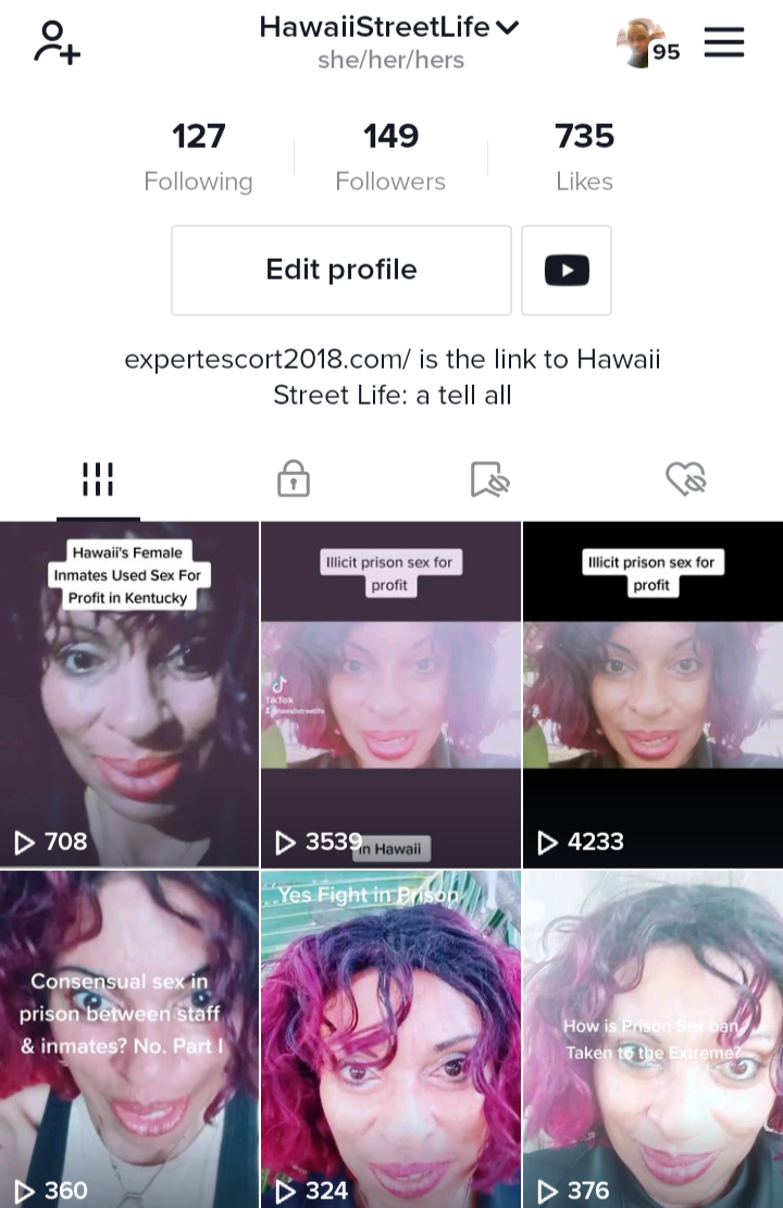 Success! Thousands of TikTok views, especially for Hawaii women’s sex&nbsp;scandal